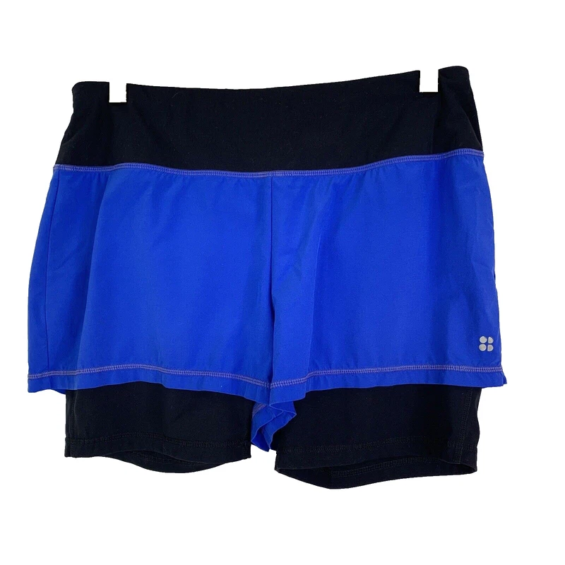 sweaty-betty challenge dual layer 5” inseam shorts