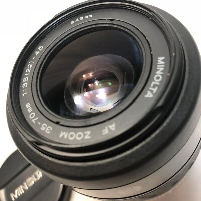Minolta AF ZOOM 35-70mm レンズ Minolta AF Zoom 35-70mm F3.5-4.5 zoom lens | eBay