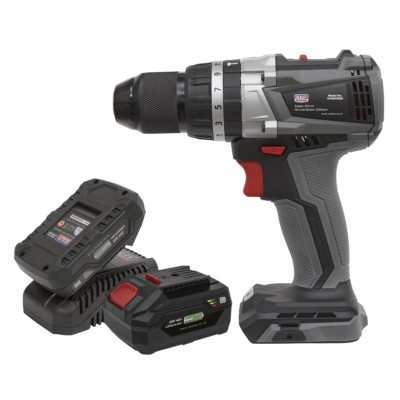 Sealey CP20VDDXKIT Brushless Bohrhammer-Set 13 mm 20 V 2 Akkus