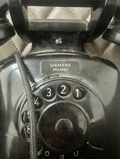 Telefono a Disco SIEMENS Milano da Muro in Bachelite Vintage