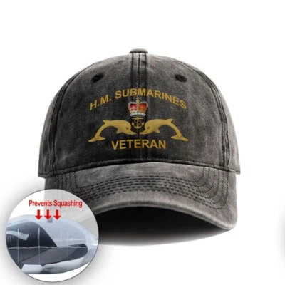 HM Submarines Dolphins Veteran Baseball Cap Adjustable Dad Hat for Men & Women