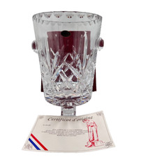 Ancien Seau À Champagne Cristal  taillé Lorraine/art de la table SIGNÉ VERRE