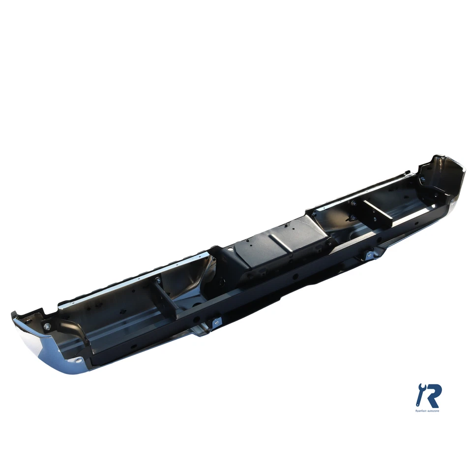 Parachoques trasero cromado con orificio de sensor para Ford F-250 F350 Super Duty 2008-2016 Foto 3 de 4