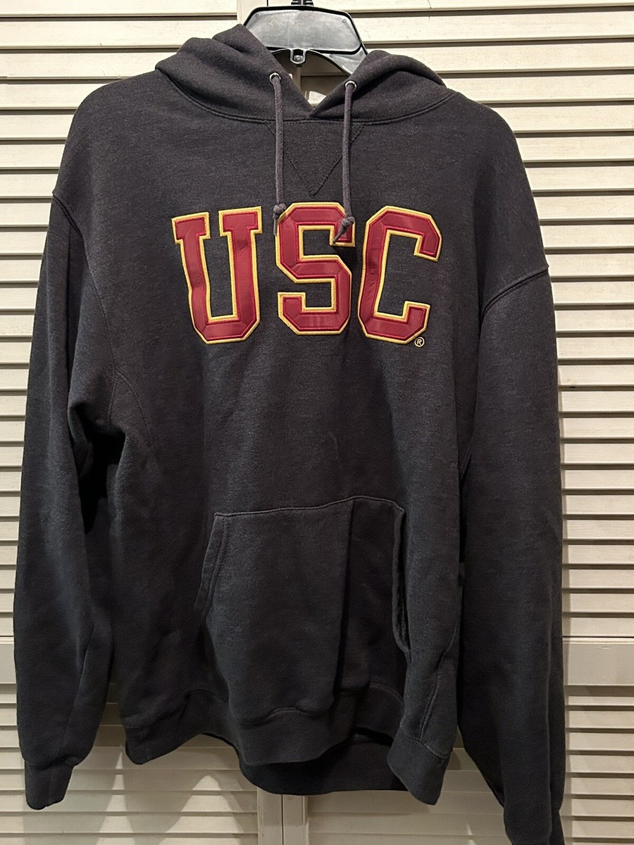 Heritage Collection USC Trojans Hoodie Sweatshirt Gray Unisex Size