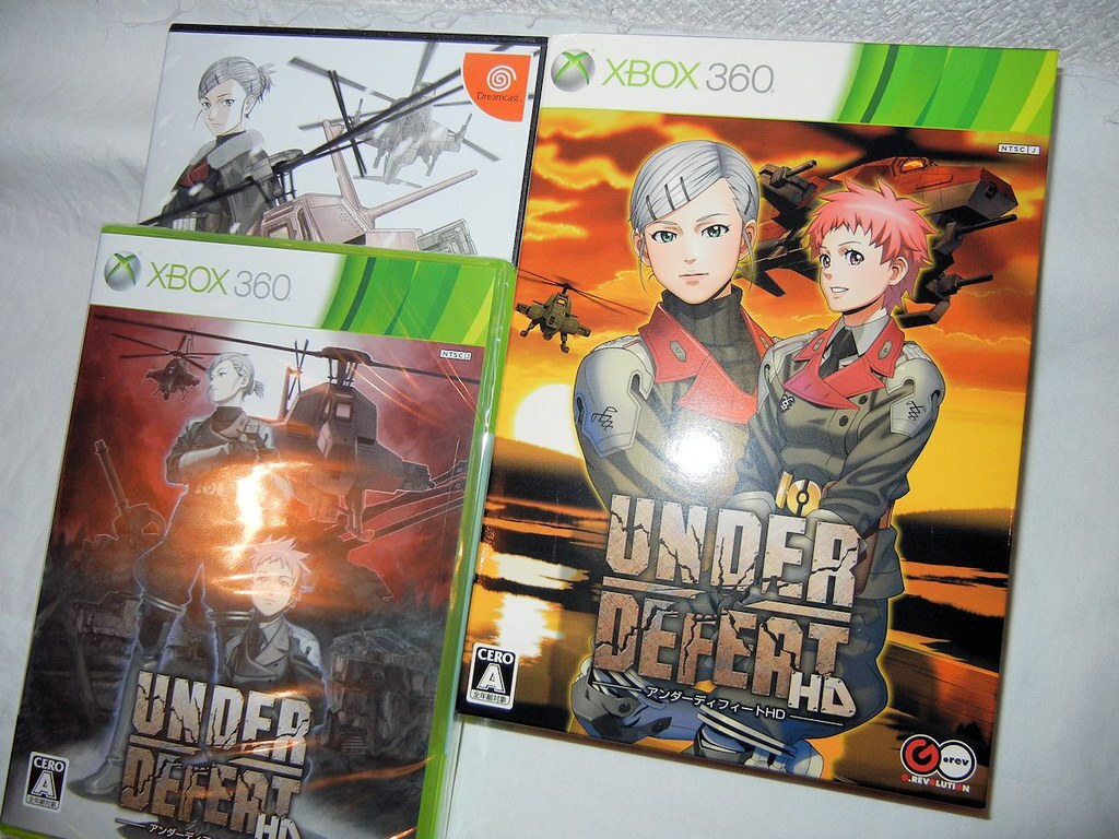 USED Under Defeat HD XBOX360 Reprinted Package Ltd Edition w 