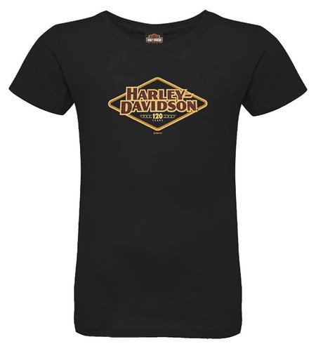 Vtg 1988 3D Emblem Harley Davidson T-Shirt Black L 80s Sexy Woman