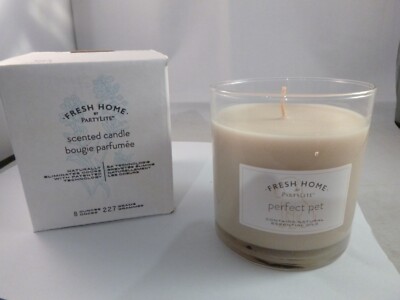 NEW PartyLite Fresh Home Scented Jar Candle Fresh Perfect Pet G91B870
