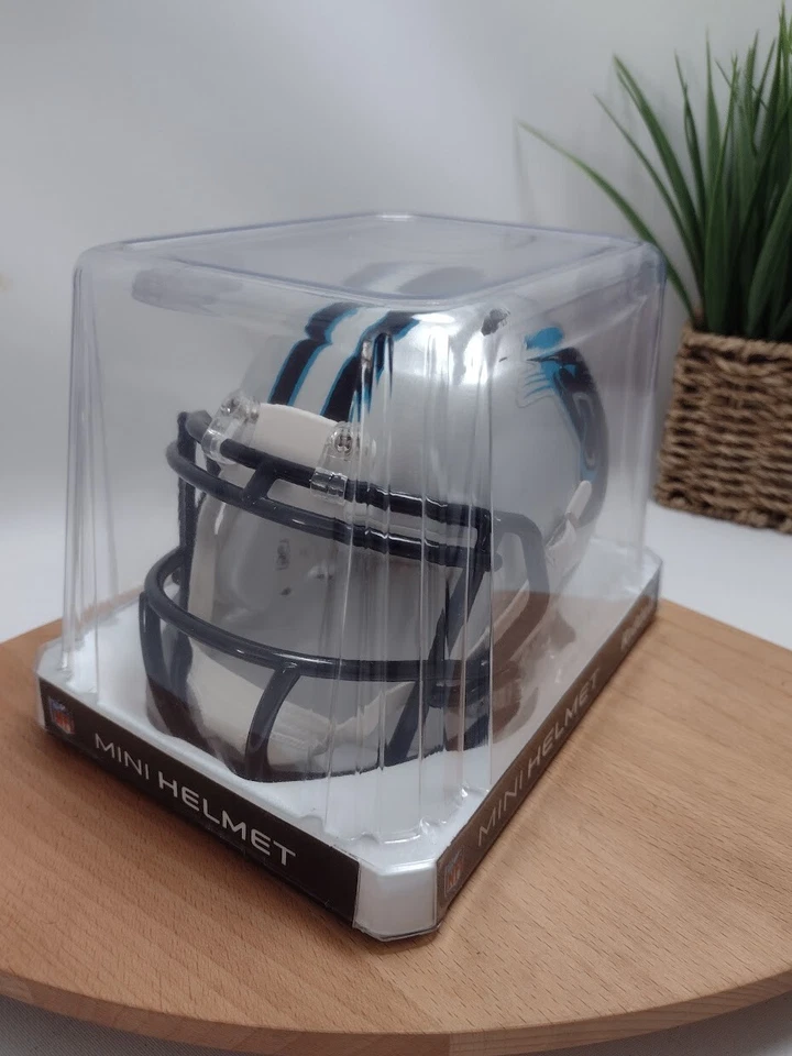 Casco de fútbol americano Carolina Panthers Riddell NFL mini velocidad Foto 3 de 3