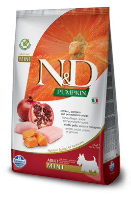 FARMINA N&D Pumpkin Chicken & Pomegranate Adult MINI 7 kg