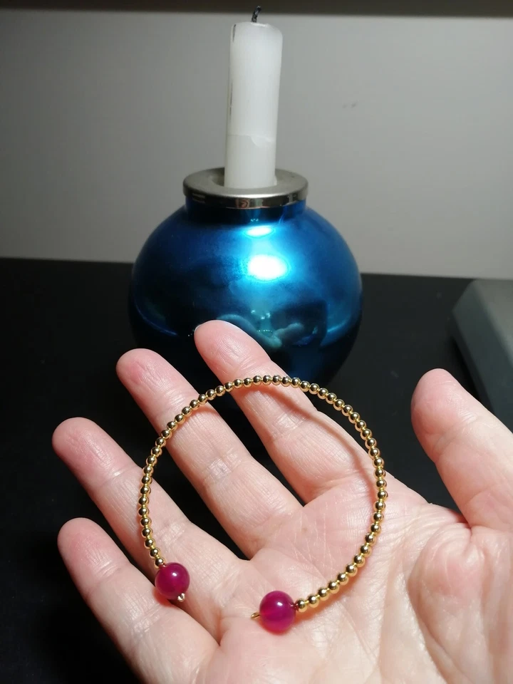 Crazy deal!! Solid 18 karat gold and genuine Ruby snap on bangle!! Lifetime!!!! - Image 4 of 4