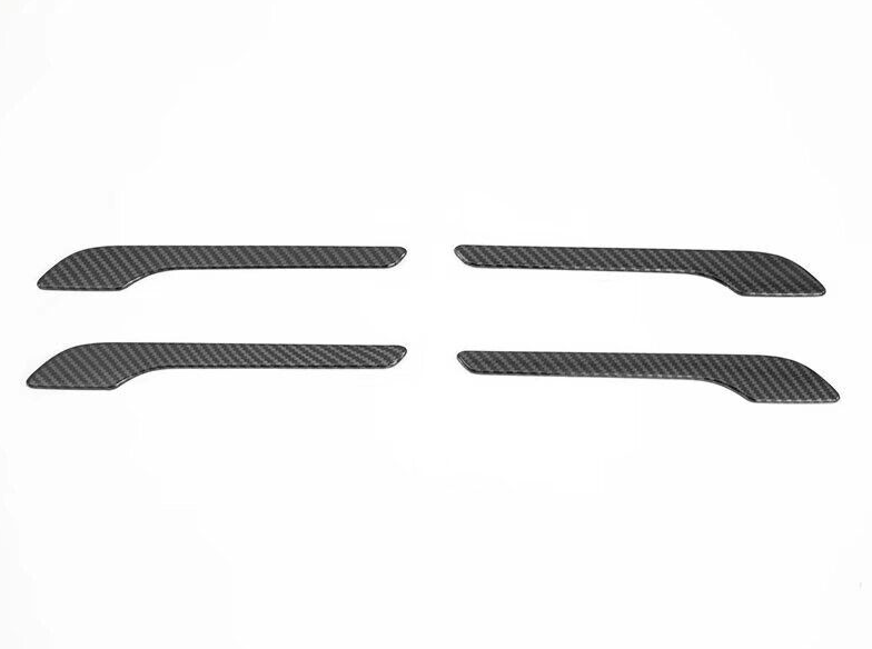 Carbon Fiber Door Handle Cover AntiScratch Car Accessories For Tesla