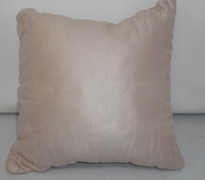 Decorative cushion 34 x 34 cm cream colour. velvet