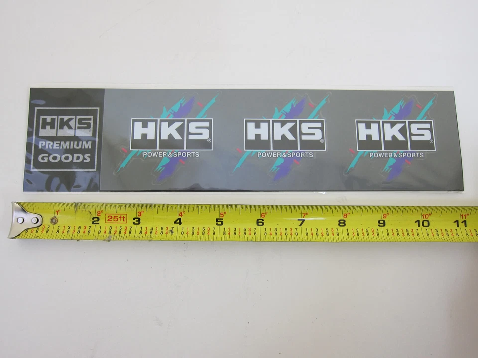 Paquete de 3 calcomanías adhesivas HKS Splash Logo JDM 51003-AK122 Foto 3 de 4