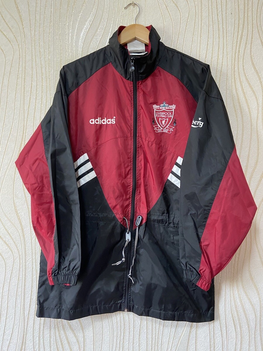 LIVERPOOL 1993 1995 FOOTBALL SOCCER TRAINING TRACK JACKET LIVERPOOL 1993 1995 FOOTBALL SOCCER TRAINING TRACK JACKET