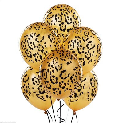 Party Supplies Birthday Safari Jungle Animal Print Leopard