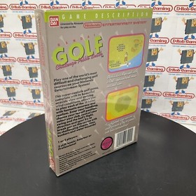 Bandai Golf Pebble Beach Challenge New Sealed VGA WATA CGC Nintendo NES Pink SOQ