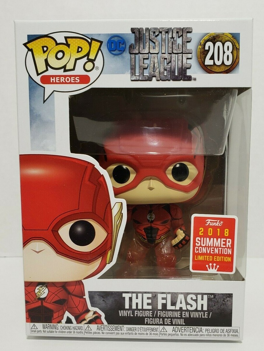 DC Justice League #208 The Flash Funko Pop! Heroes (Brand New) 2018 SDCC