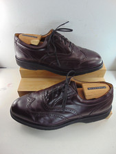 Rockport Dressports NEW men's burgundy SOFT leather wingtip oxford LACE 10 1/2 M