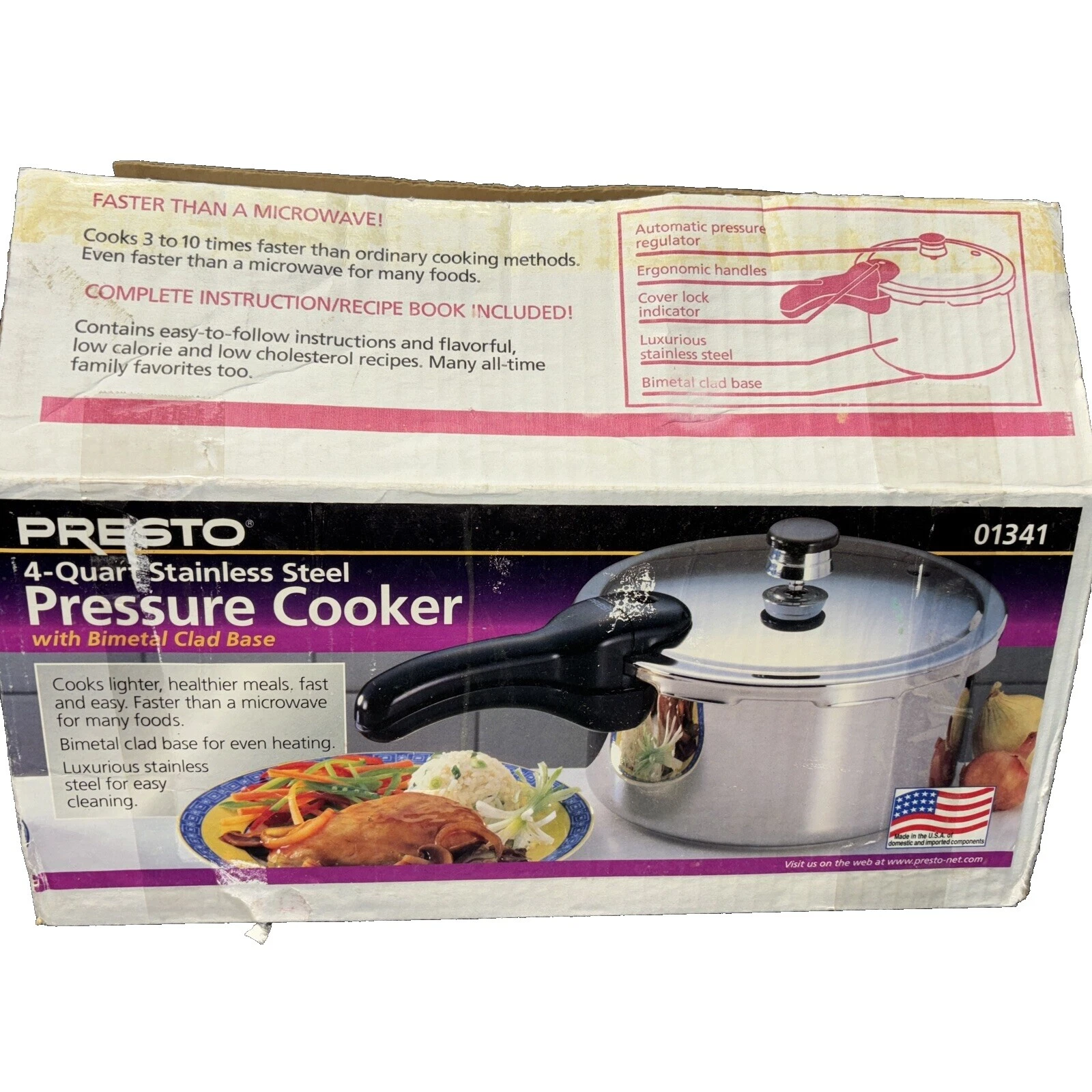 Acero Inoxidable Presto cocinas lenta