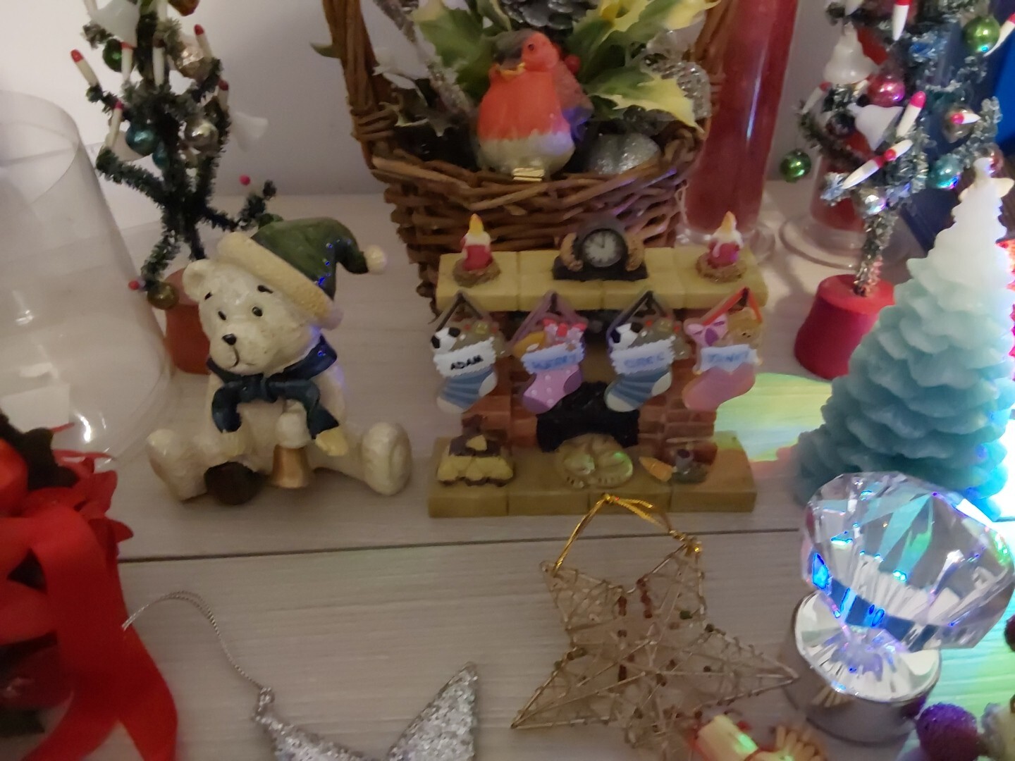 Job Lot Christmas Ornaments Decorations Lights Candle eBay