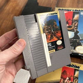 Nobunaga's Ambition (NES, 1989) CIB Complete Box w/ Reg Card