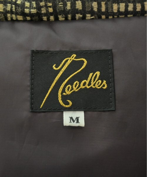 Needles Down Jacket / Down Vest BeigexBlackxGray … - image 3