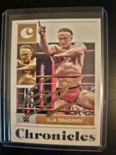 WWE Ilja Dragunov Hard Signed Autographed 2022 Panini Chronicles 2023 Card #32