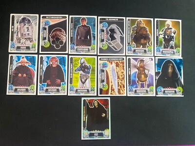 Star Wars Force Attax Movie 2 Karten Basis und Force Meister