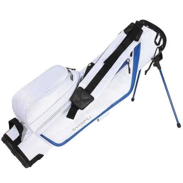 MAXFLI Vintage Trolleybag/Cartbag - Herren (Weiß/Grün/Rot, 6 Fächer, 5