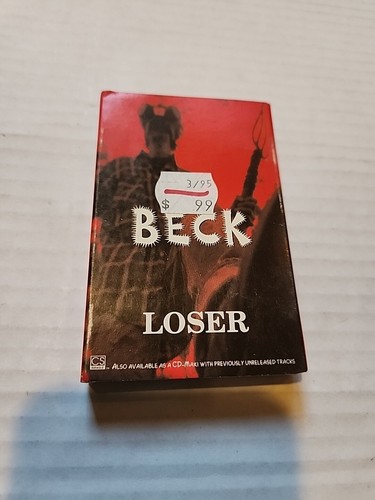 Beck Loser Alcohol Cassette Single 1994 Geffen Records Alternative Rock