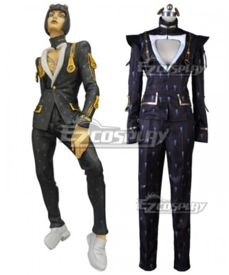 Vento Aureo Golden Wind Bruno Buccellati Black Halloween Party Cosplay Costume E