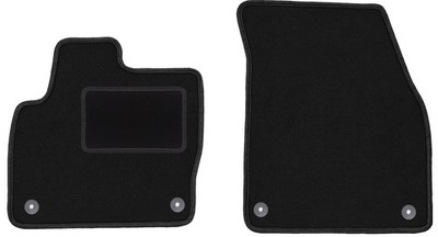 Fußmatten Automatten Vorne Velours Schwarz für Range Rover Evoque 2011-2018