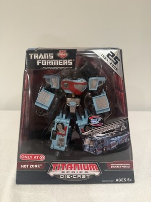 Transformers Universe HOT ZONE Titanium Series Diecast Hasbro MIB 2008 25 Years