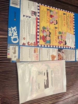 Vintage Rice Chex Cereal Box And Recipe Booklet New