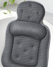 Bath Pillows for Tub, Extra Large Bathtub Cushion for Head and Neck with Soft 5D