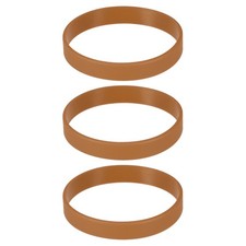 3Pcs Bracelets Wristbands 1/2 Inch Width 8.5" Length Brown