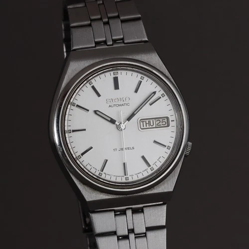🇯🇵 MINT Vtg 1979 Classic 1979 Seiko Automatic Day Date Mens Watch 7009 - 3159