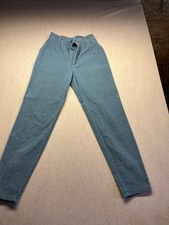 1980-90s Women s Blue Corduroy Chic Pants