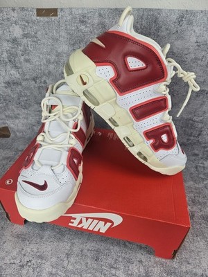 Wmns Nike Air More Uptempo Größe 42 White Red Neu Ungetragen