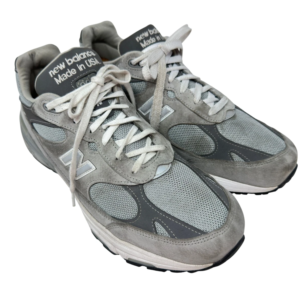 New Balance 993 Made in USA 4E Wide Grey White for Sale