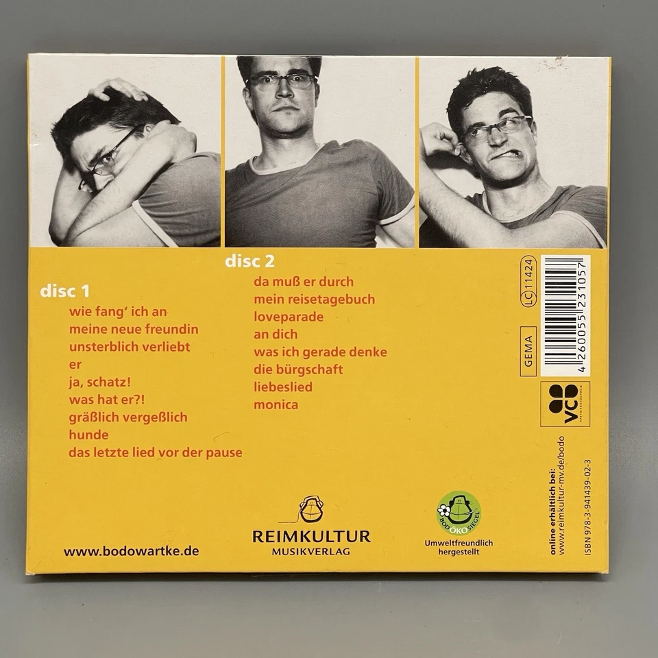 Achillesverse - Live in Berlin von Wartke,Bodo  CD Zustand gut - Bild 2 von 3