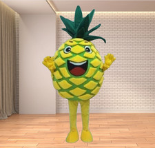 cartoon pineapple Mascot Costume Cosplay Party Dress Clothing Halloween Adult268