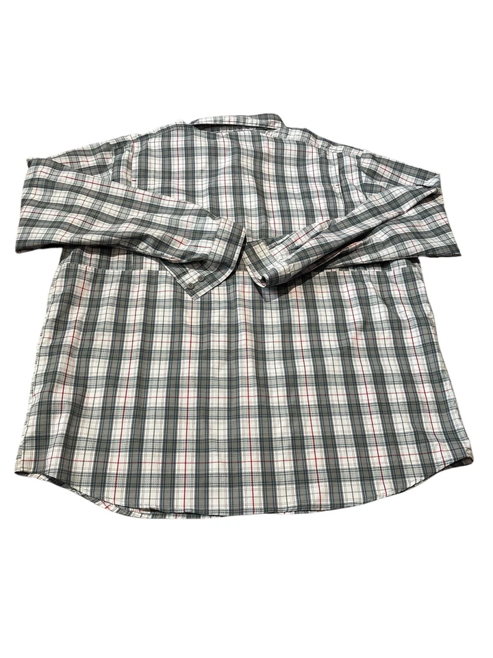 Camisa Columbia Hombres Multicolor A Cuadros Manga Larga Con Botones Talla XXLarge Foto 2 de 4