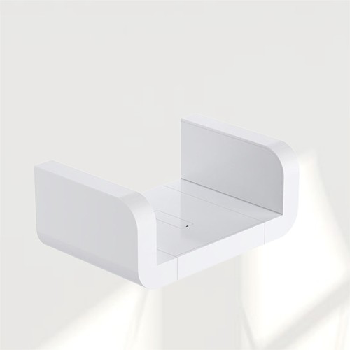 Estantería de almacenamiento impermeable esquina blanca montada en la pared - Imagen 5 de 12