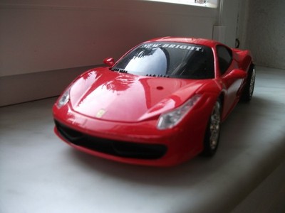 Modelauto Ferrari F458  , 1:24 , rot , Plastik