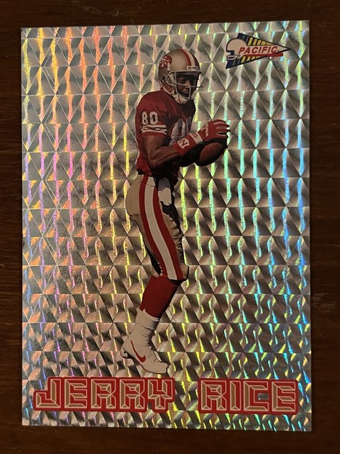 1993 Jerry Rice 49'ers Pacific Prism Holographic Silver - 15/20 - MINT!