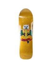 Dogtown Skateboards The Shrine Yellow Woodgrain Red Orange White Size 8.75" Vint