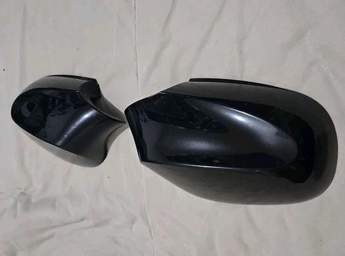 BMW 1 Series E81 E87 LCI Pair Cover Casing Wing Mirror Black Sapphire