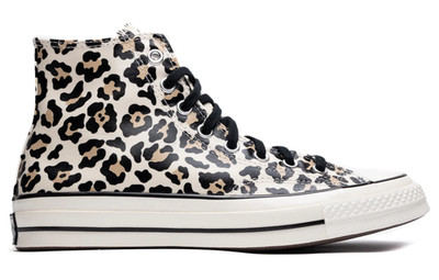 Converse Chuck 70 High 'Glow in The Dark Leopard Print' Sneakers Size 8M NEW
