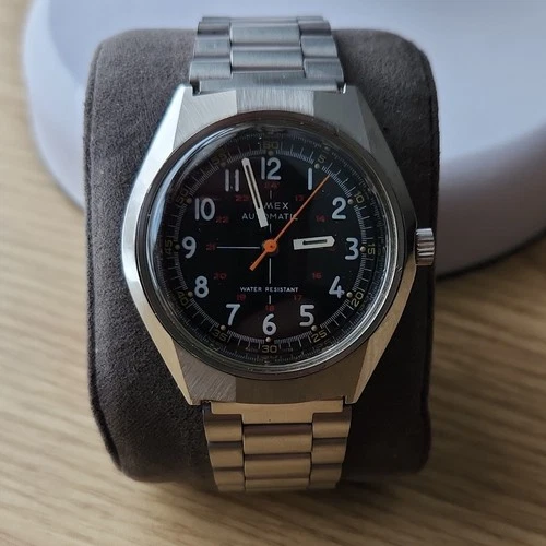 Vintage Military Timex Automatic Men's  watch 24 hour